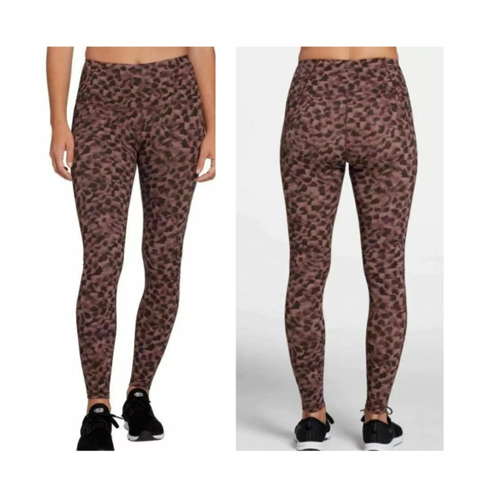 NWT Calia Women's Power Sculpt Leggings High Rise Sz XS Brushed Camo Luxe Mauve